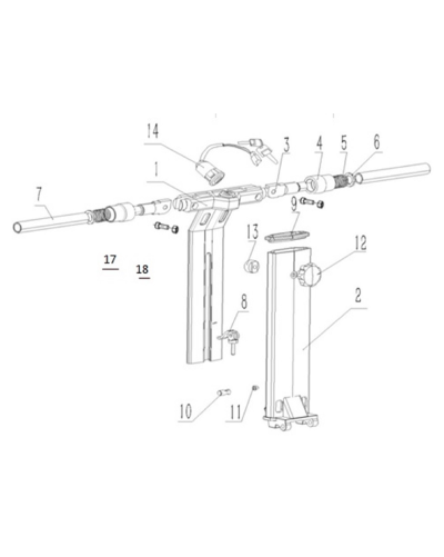 Blokada mocowania kierownicy MAD Nr.4