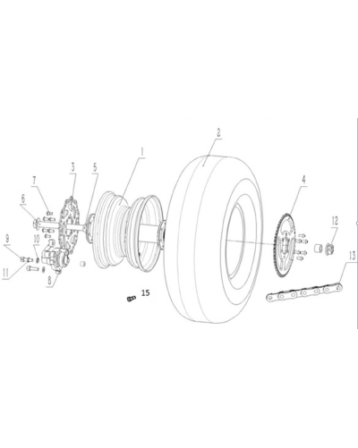 Przednia tarcza hamulcowa Hydraulic MAD