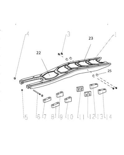 Śruba mocowania lamp przednich MINI MAD PLUS