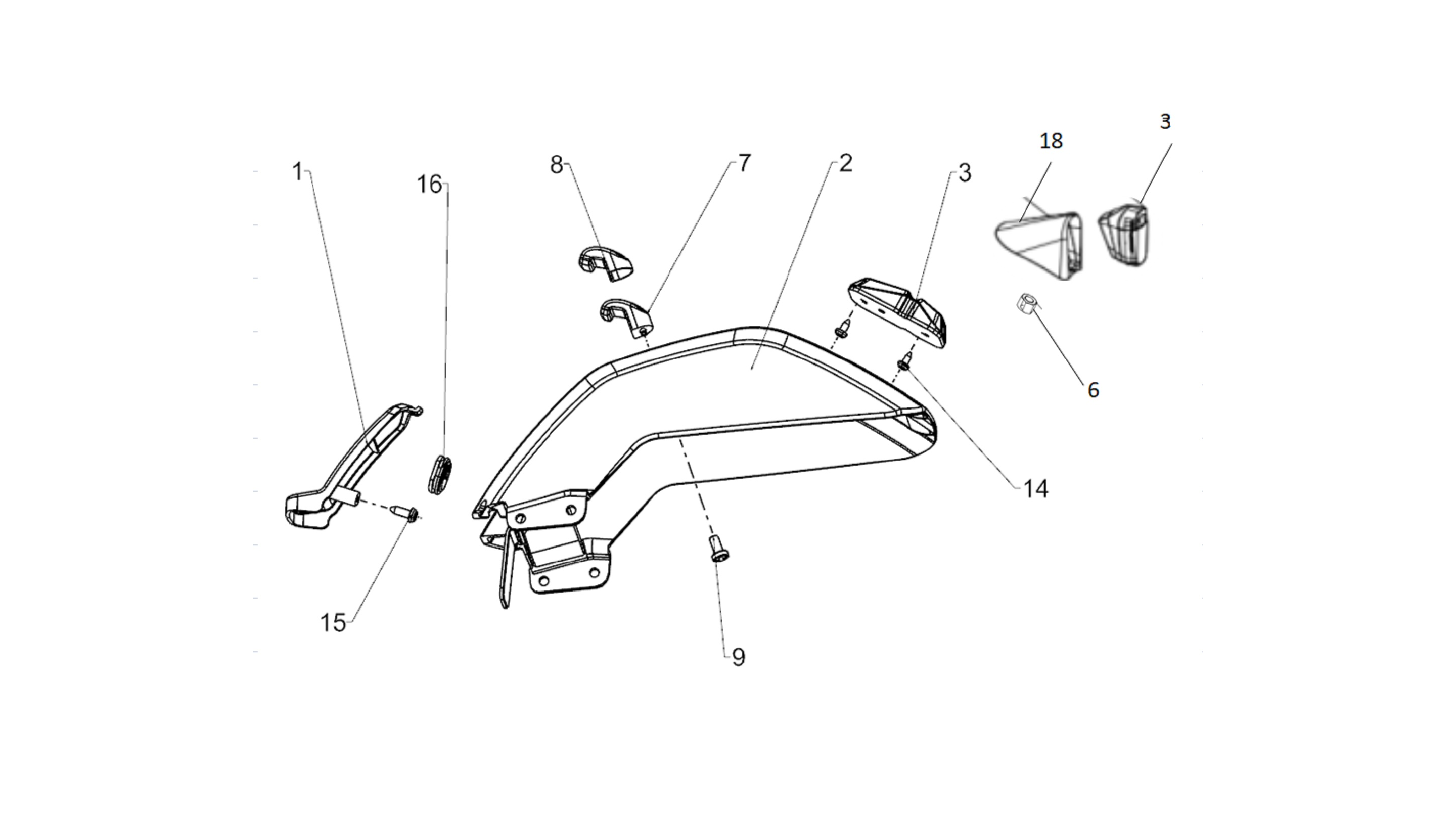 Tylna Lampa AIR MAD nr.3