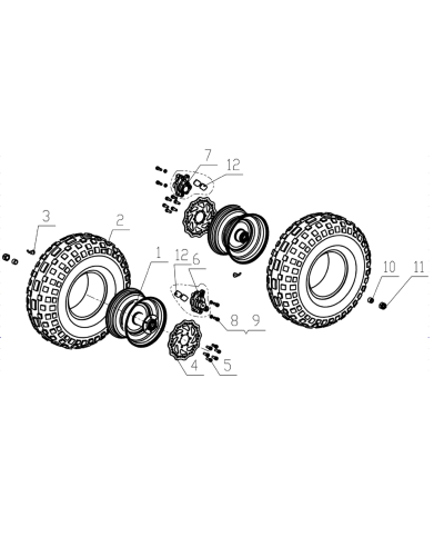 śruba mocowania zacisku hamulcowego MAD TRUCK