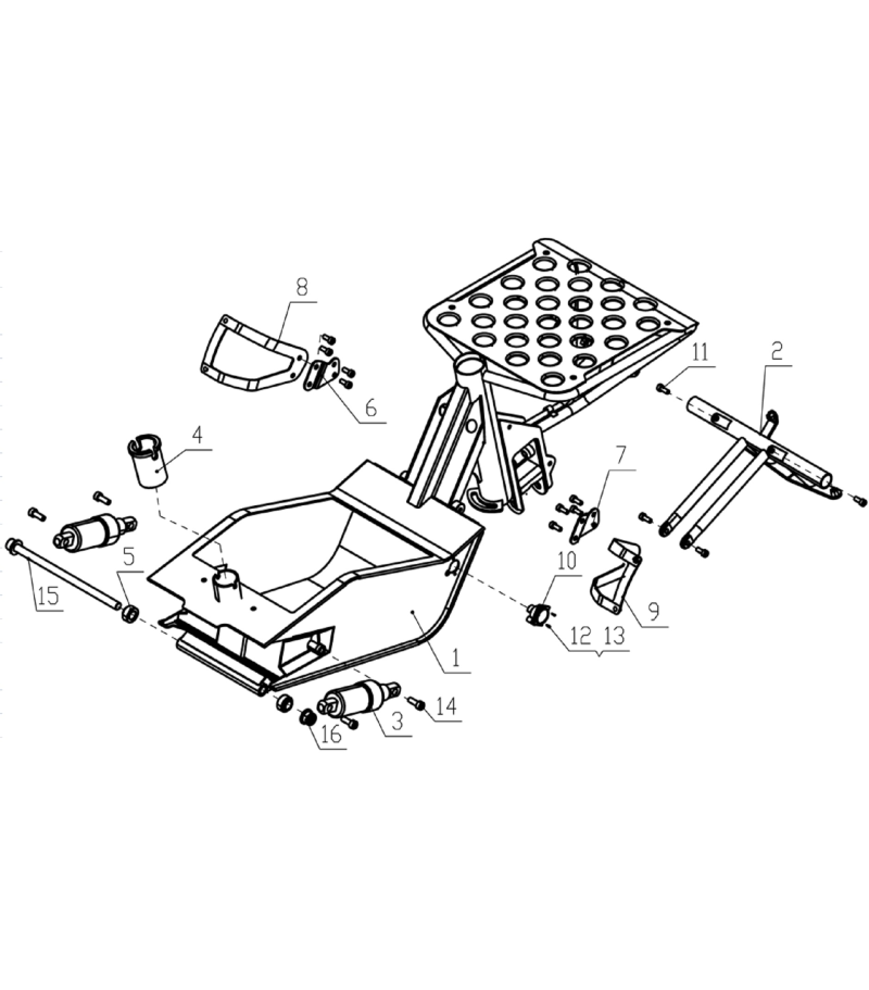 Tuleja dystansowa osi wahacza MAD TRUCK Nr.5