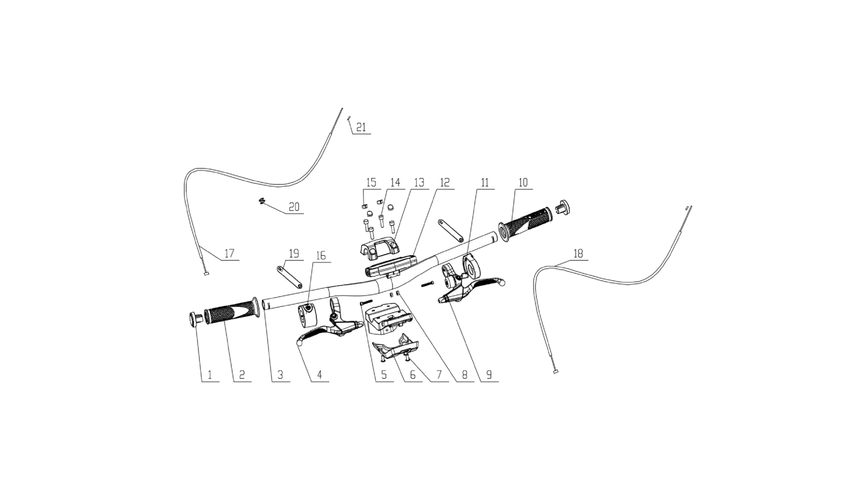 Kierunkowskaz na kierownice Velocifero X-ONE (nr.1)