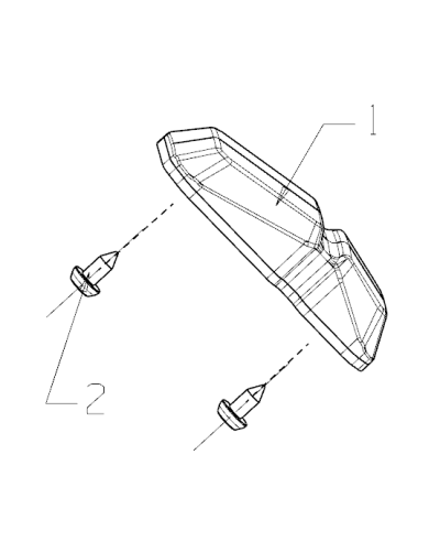 Śruba mocowania lamp tylnych MINI MAD PLUS nr.2