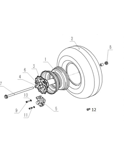 Przednia tarcza hamulcowa Hydraulic MAD Nr.3